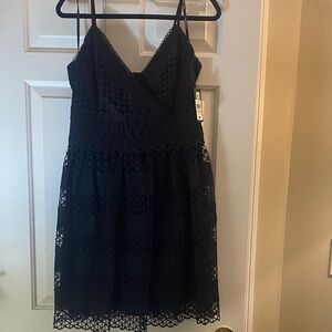 Guess Black Lace Mini Dress